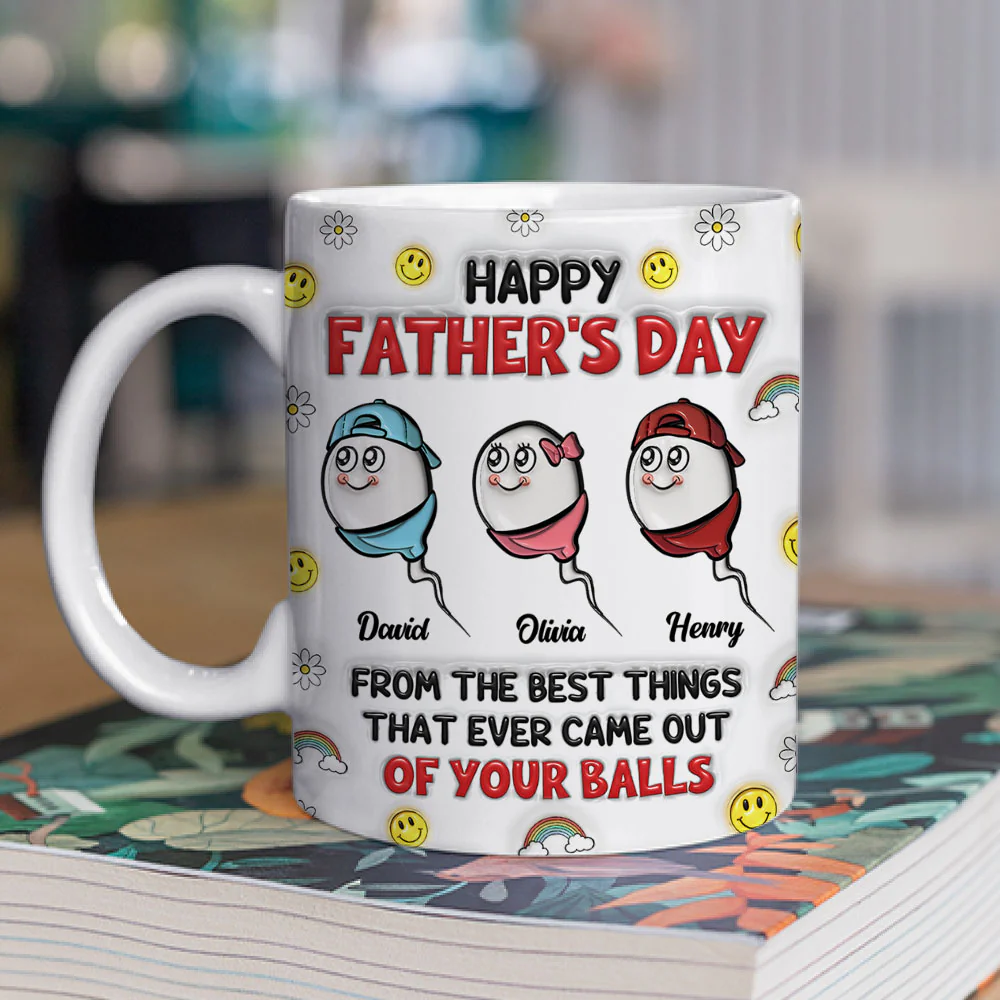 The Best Thing Came Out - Personalized Custom 3D Inflated Effect Mug - Image 3
