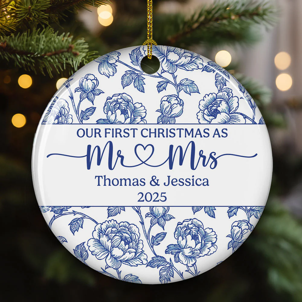 The Best Thing - Personalized Custom Ceramic Ornament - Image 2