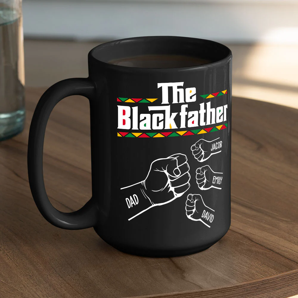 The Blackfather - Personalized Custom Coffee Mug - Image 5