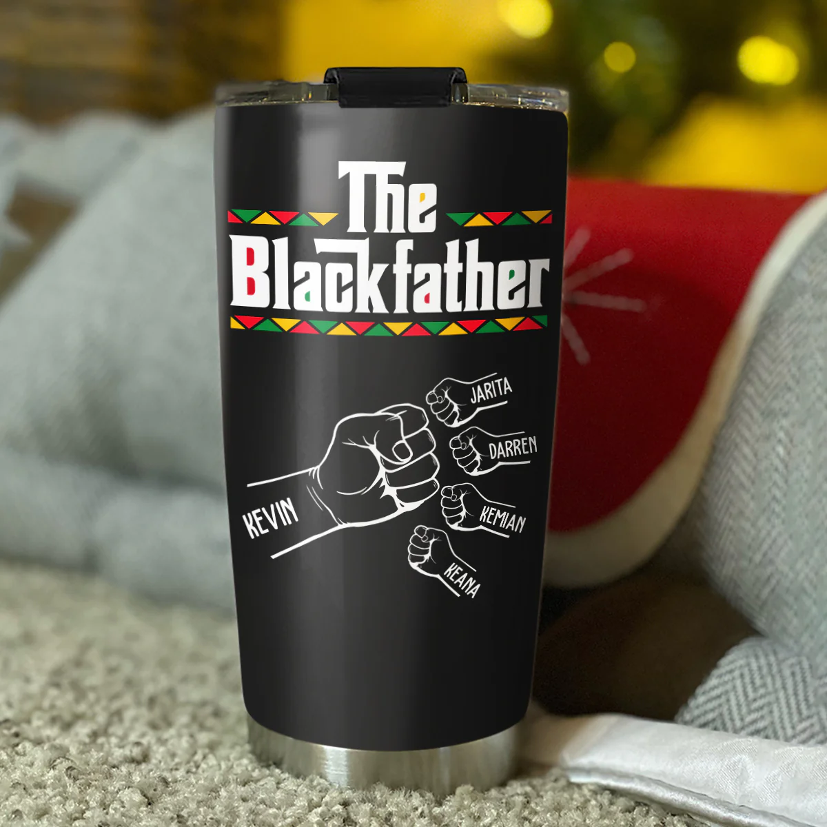 The Blackfather - Personalized Custom Tumbler - Image 4