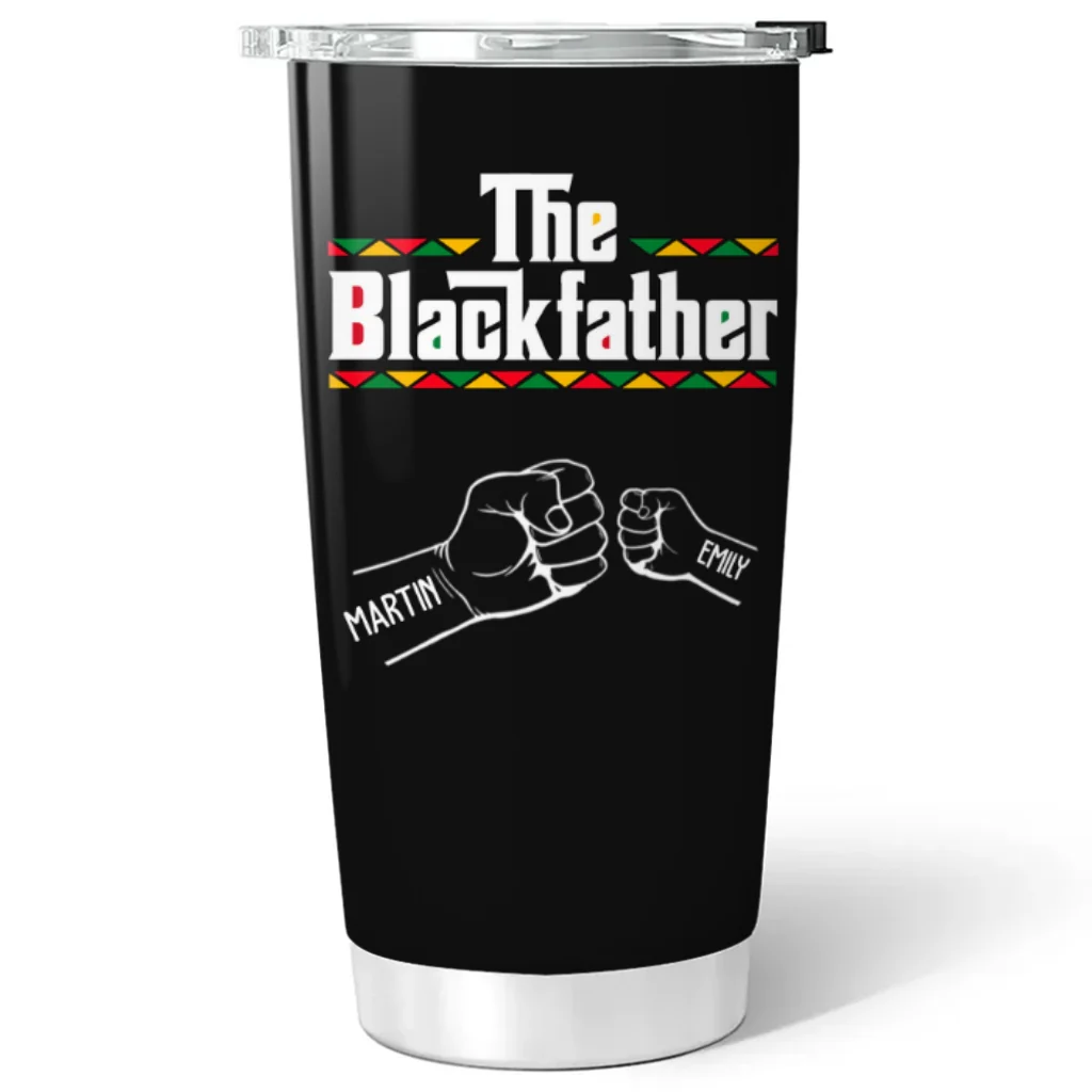 The Blackfather - Personalized Custom Tumbler - Image 5