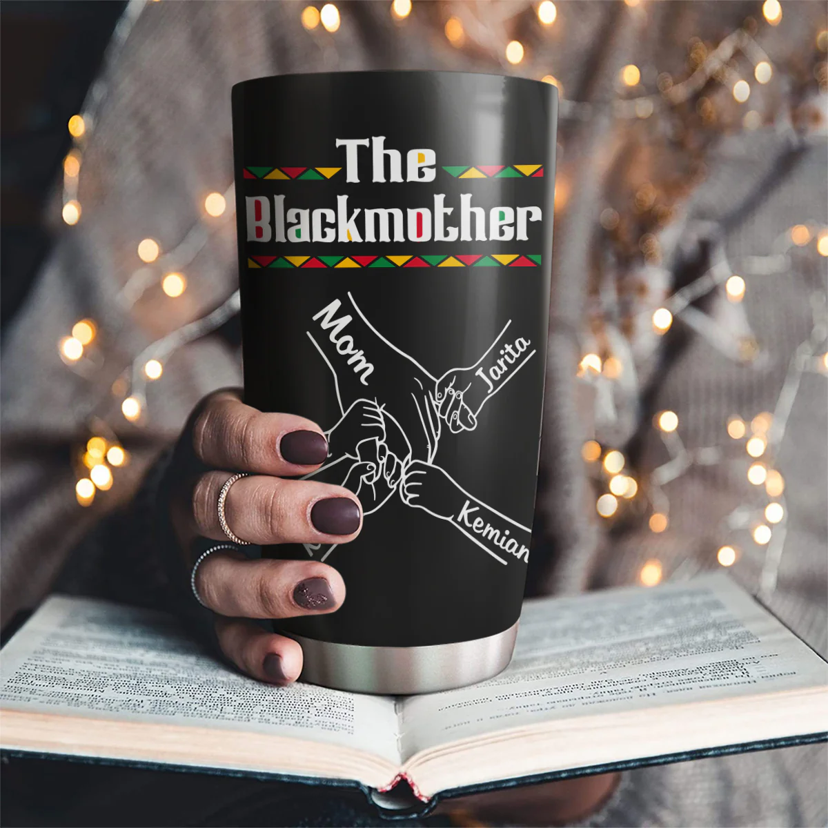 The Blackmother - Personalized Custom Tumbler - Image 2