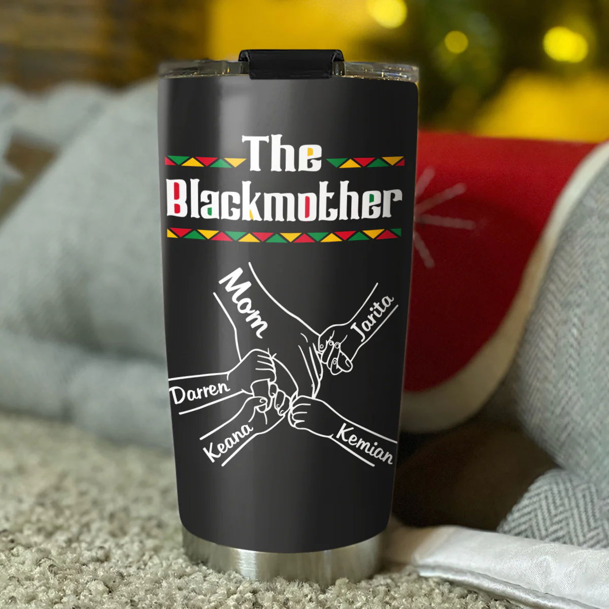 The Blackmother - Personalized Custom Tumbler - Image 4