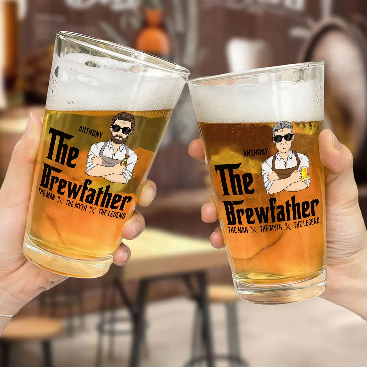The Brewfather - Personalized Custom Beer Glass - Image 5