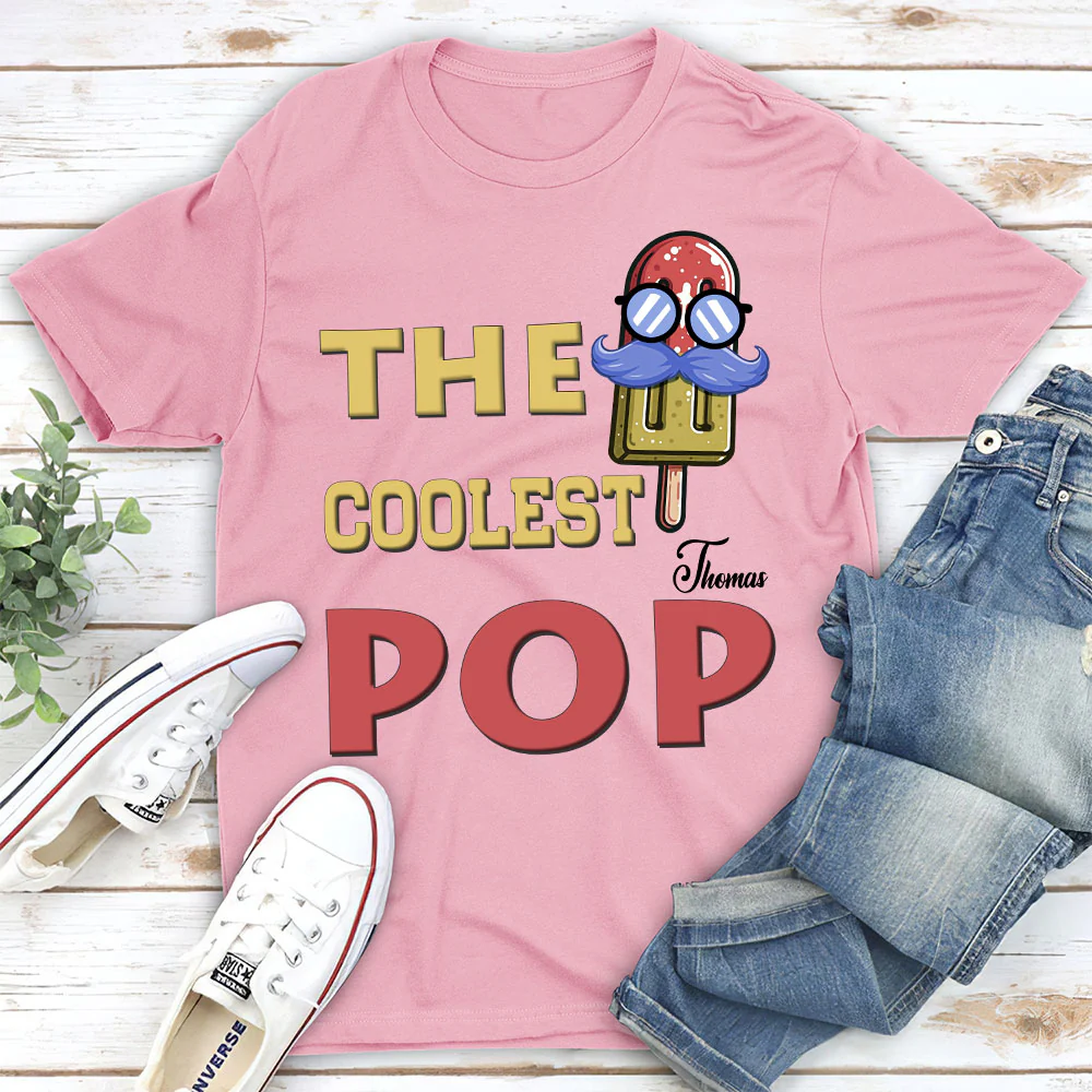The Coolest Dad - Personalized Custom T-shirt And Onesie - Image 5