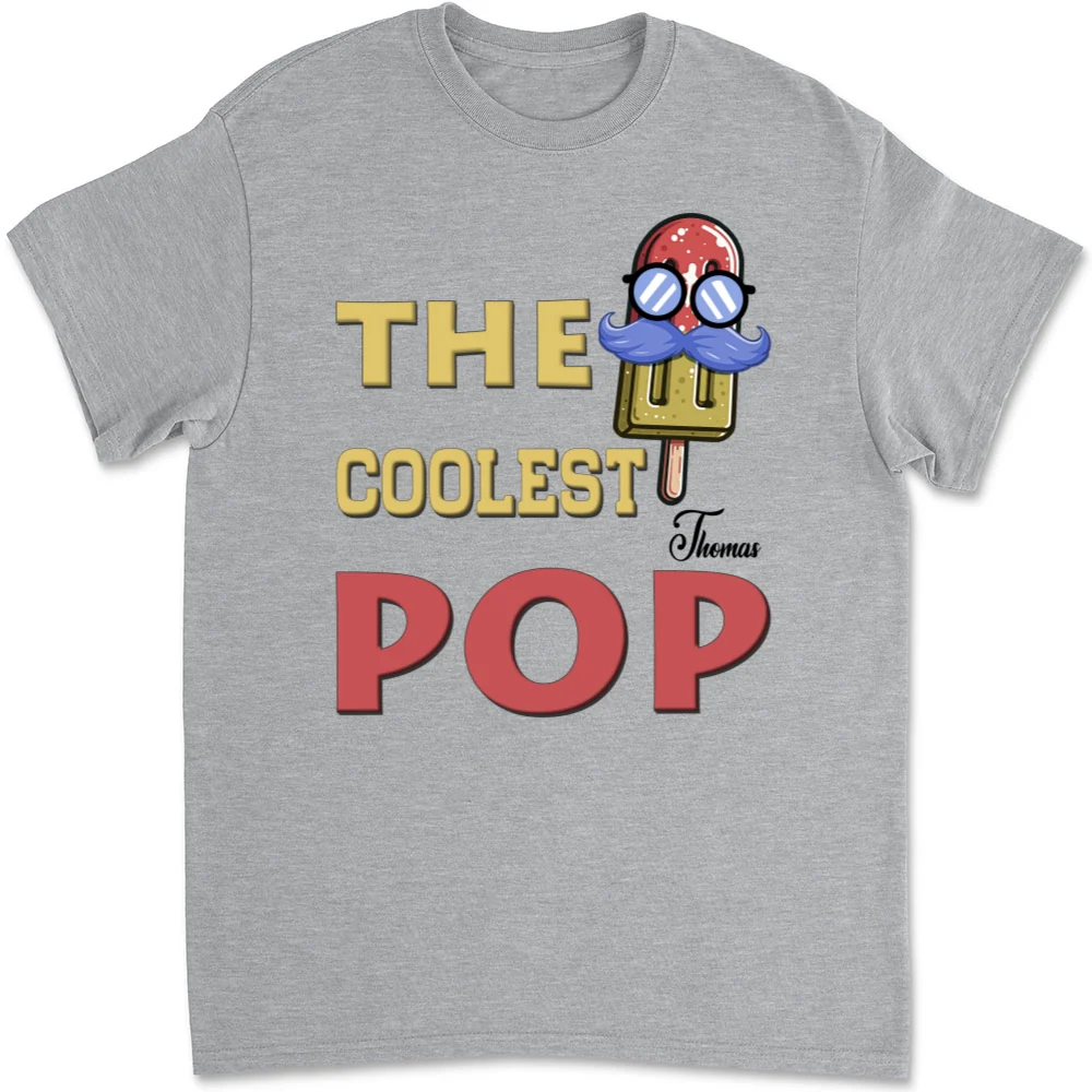 The Coolest Dad - Personalized Custom T-shirt And Onesie - Image 7