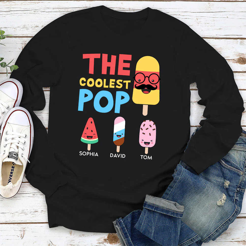 The Coolest Pop - Personalized Custom Shirt - Image 2