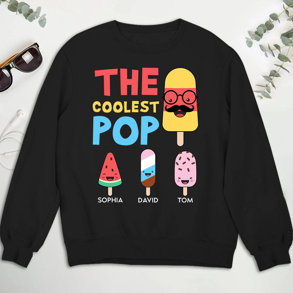 The Coolest Pop - Personalized Custom Shirt - Image 4
