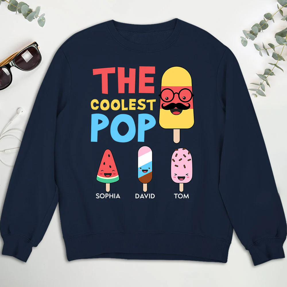 The Coolest Pop - Personalized Custom Shirt - Image 5