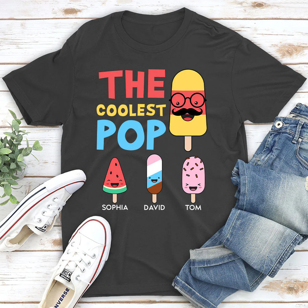 The Coolest Pop - Personalized Custom Shirt - Image 6