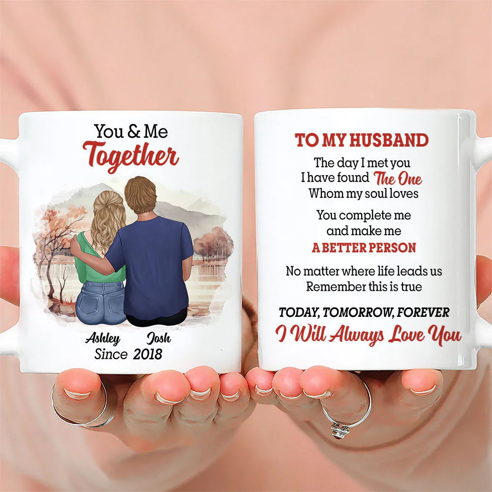 The Day I Met You I Have Found The One - Personalized Custom Coffee Mug - Image 2