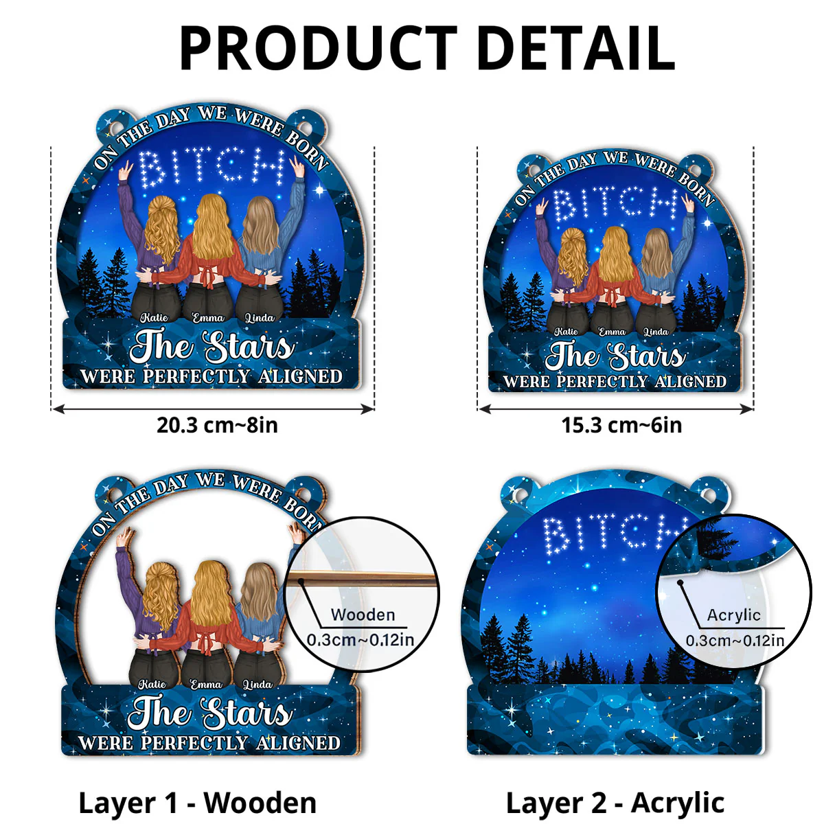The Day - Personalized Custom Suncatcher - Image 5