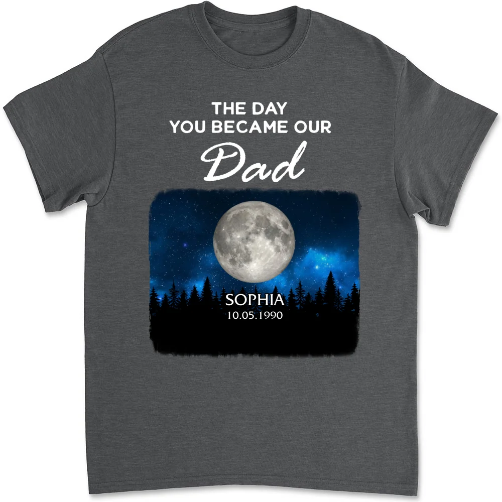 The Day You Become My World - Personalized Custom Shirt - Image 6