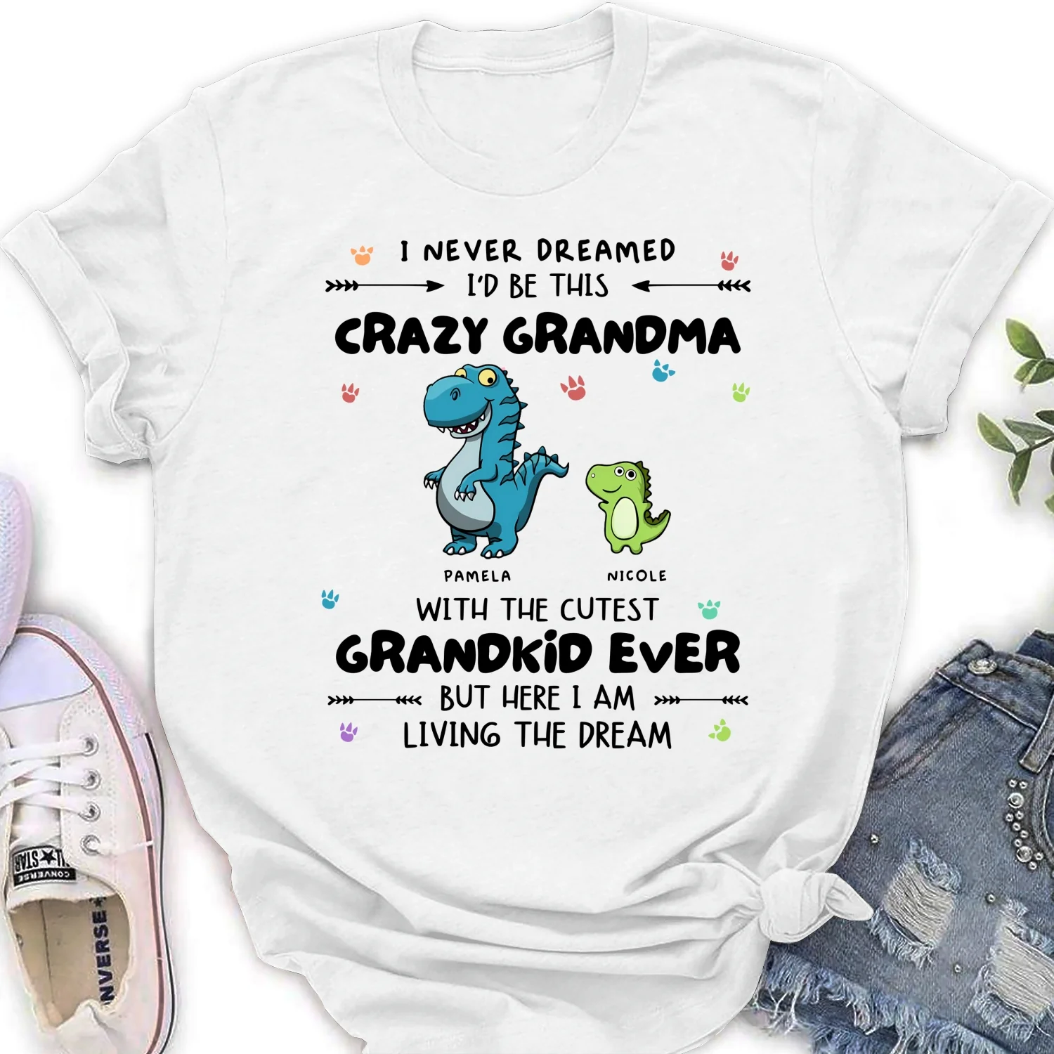 The Dream With My Grandkid - Personalized Custom Shirt - Image 16