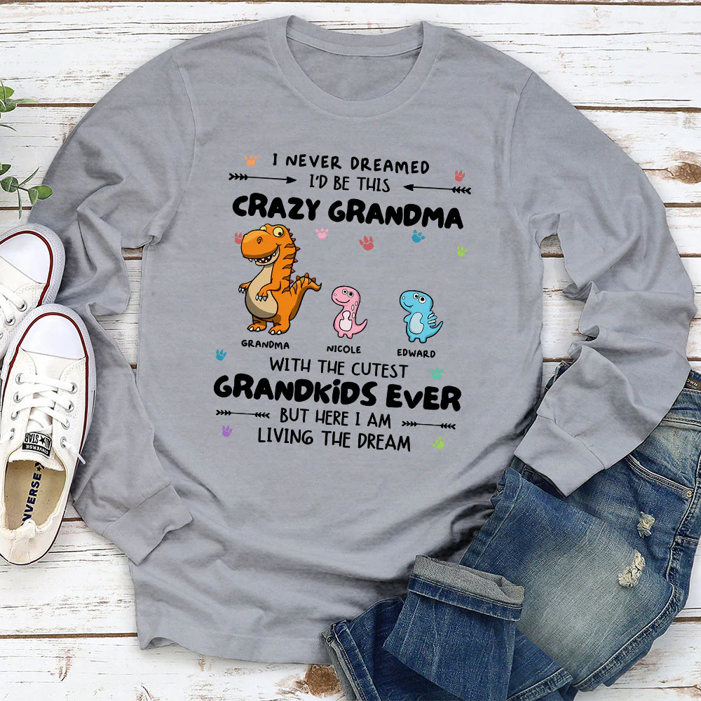 The Dream With My Grandkid - Personalized Custom Shirt - Image 3