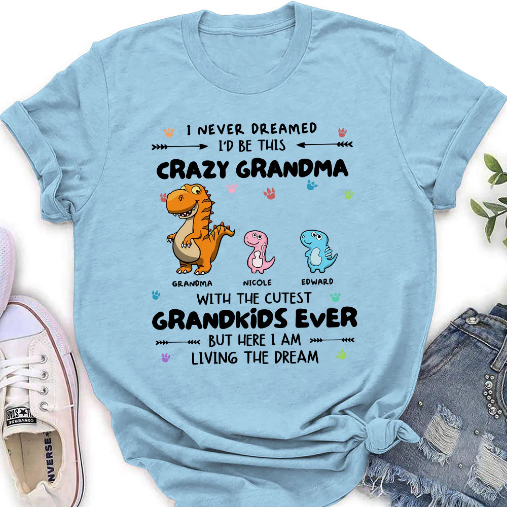 The Dream With My Grandkid - Personalized Custom Shirt - Image 4