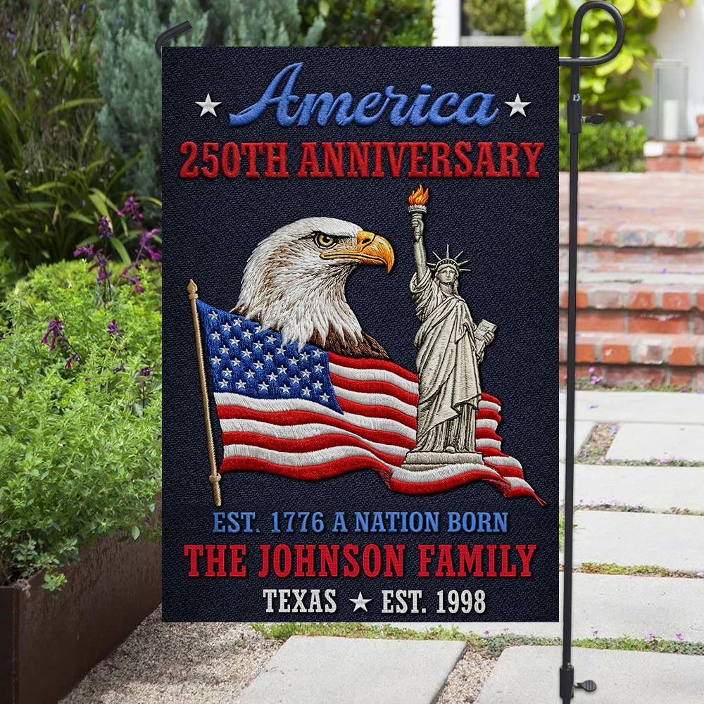 The Era Of Freedom - Personalized 3D Effect Custom Flag - Image 3