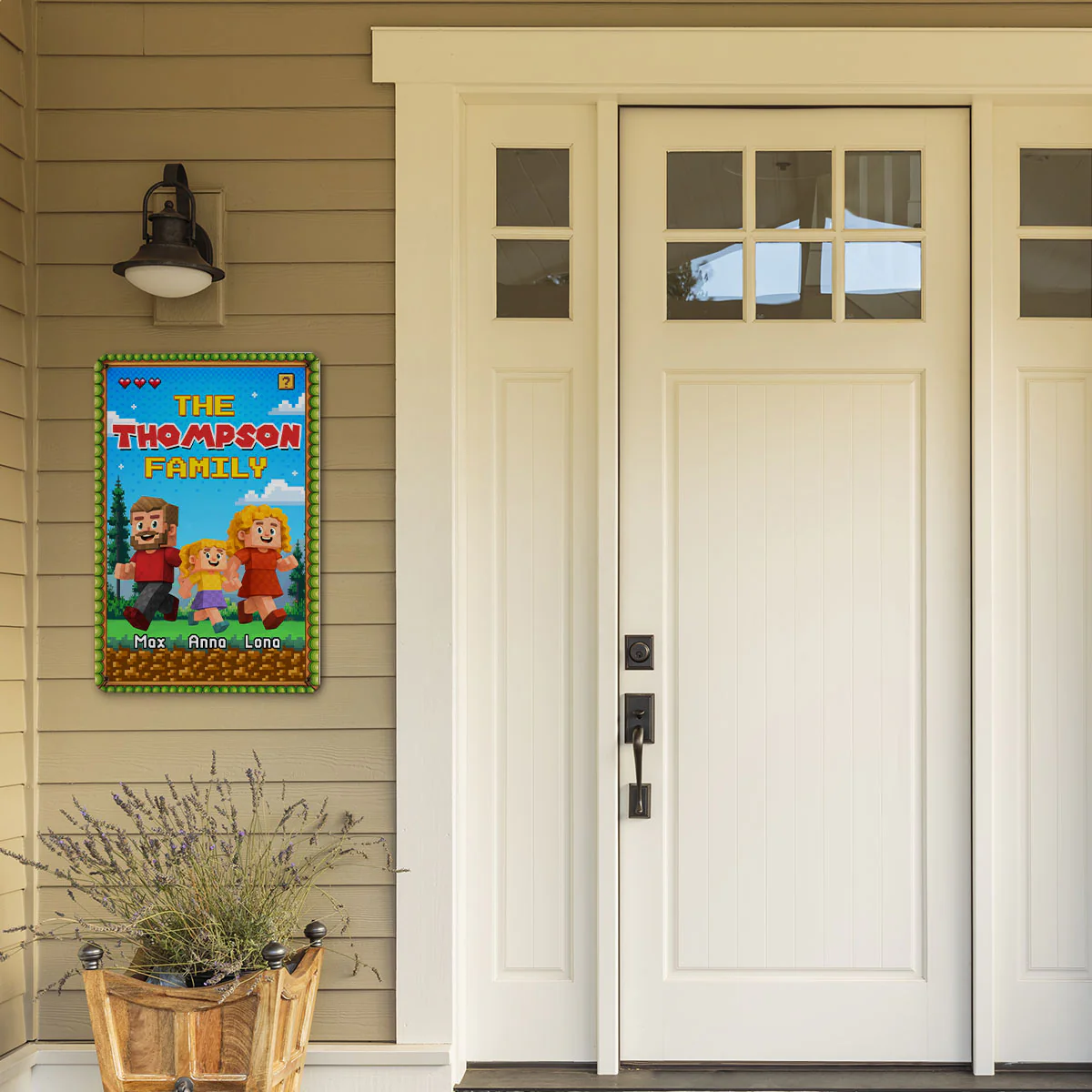 The Family - Personalized Custom 3D Inflated Effect Metal Sign - Image 3