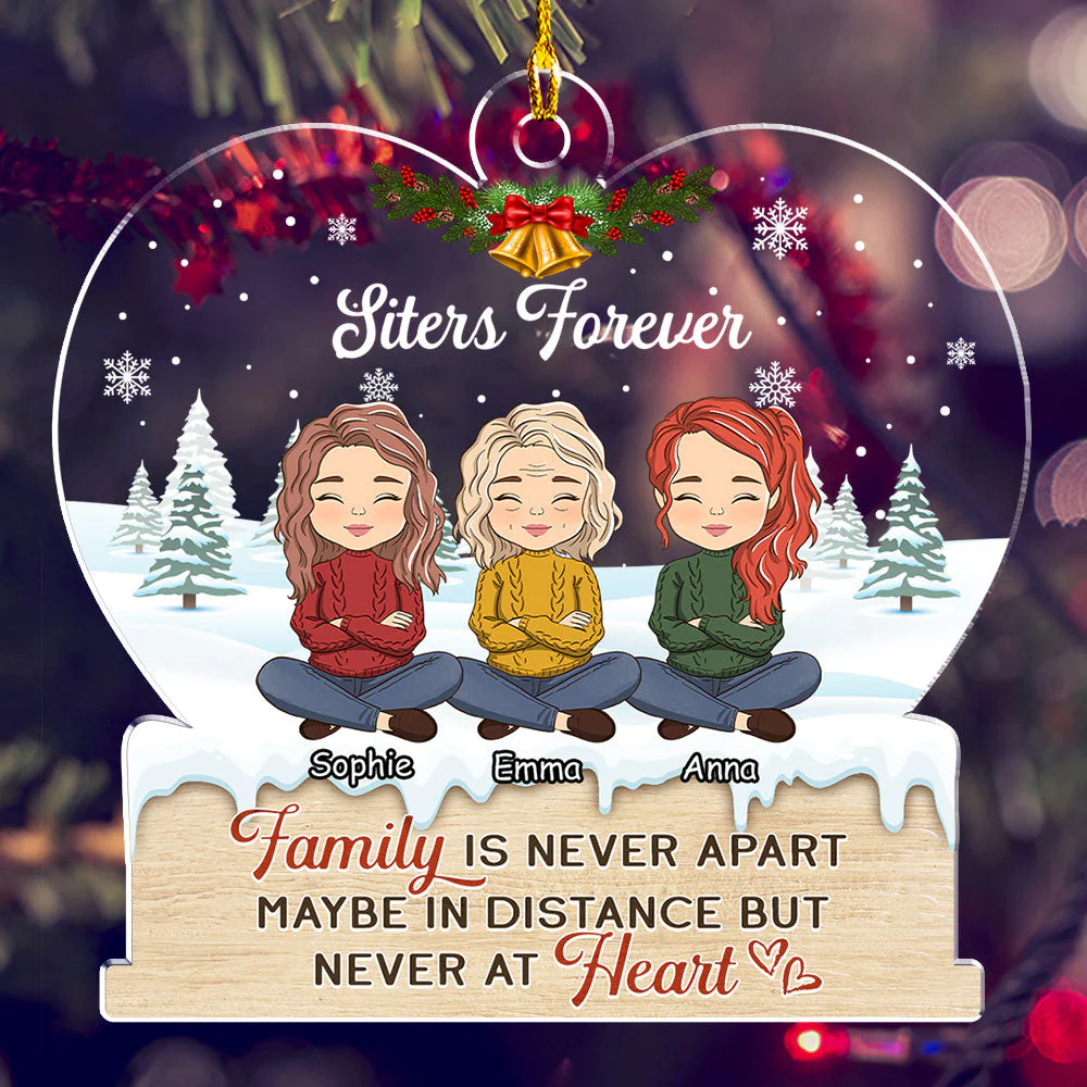The Family - Personalized Custom Acrylic Ornament - Image 3