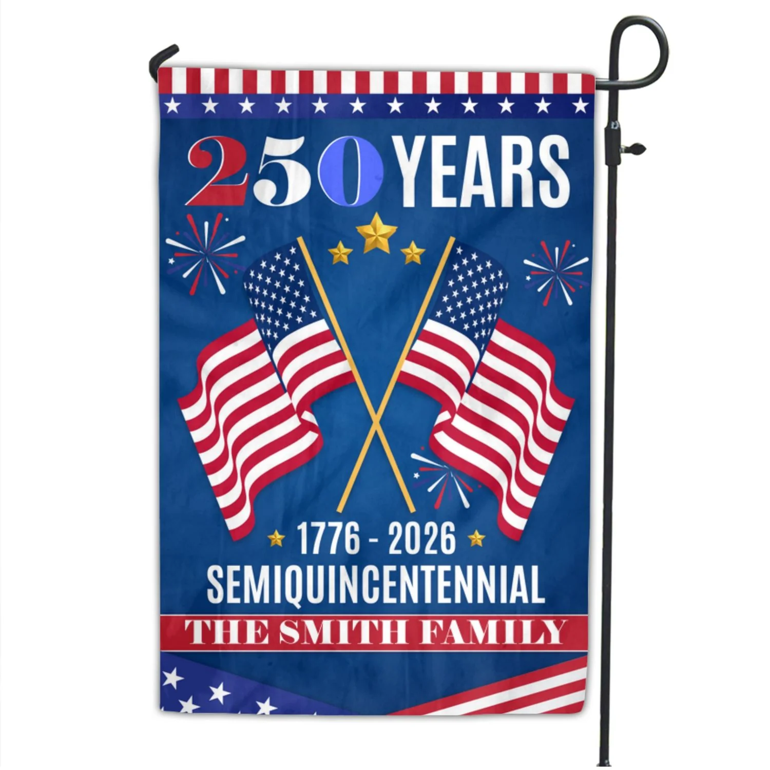 The Family Through All - Personalized Custom Flag - Image 7