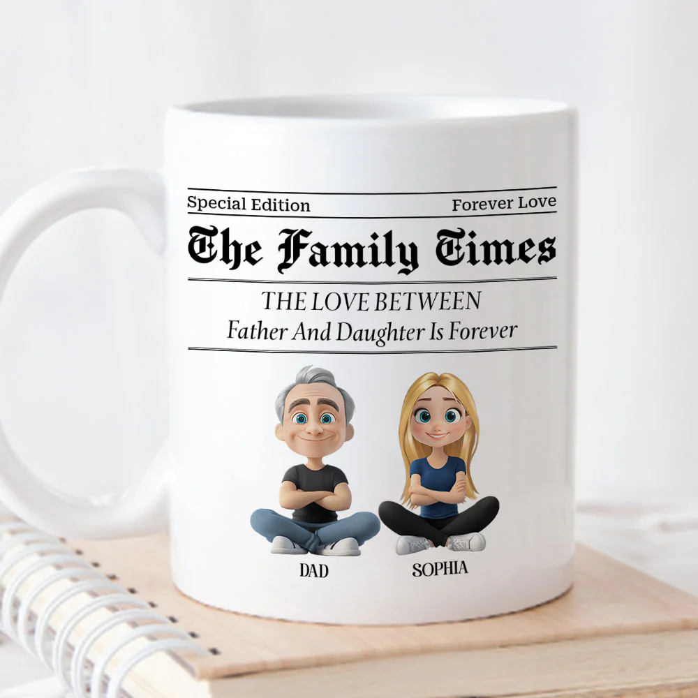 The Family Times Reported - Personalized Custom Coffee Mug - Image 5