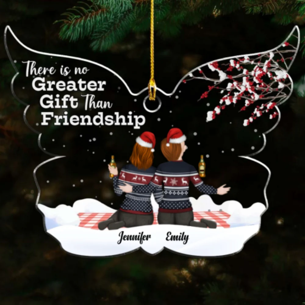 The Family We Choose - Personalized Custom Acrylic Ornament - Image 4