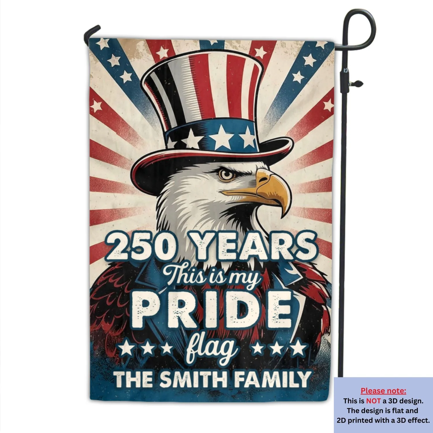 The Flag Of Pride - Personalized 3D Effect Custom Flag - Image 6