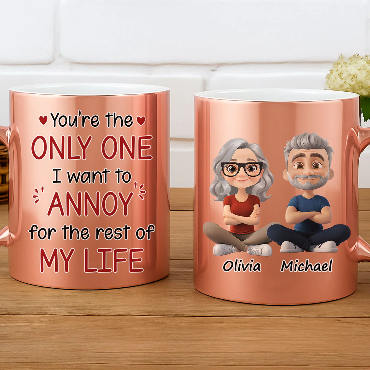 The Forever Annoyance - Personalized Custom Metallic Mug - Image 5