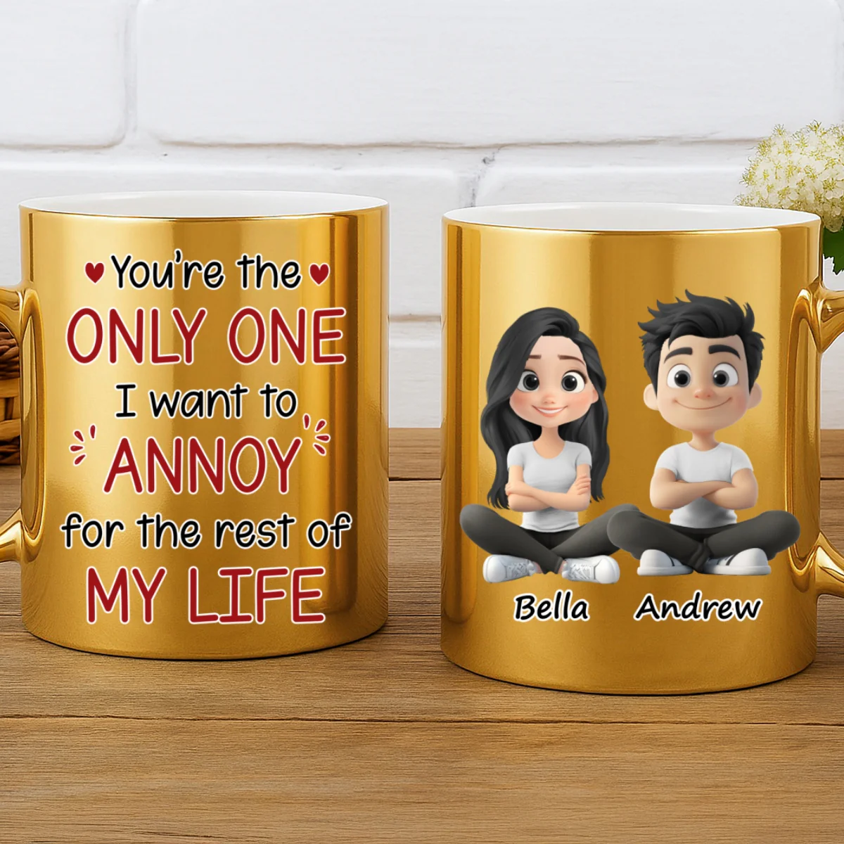 The Forever Annoyance - Personalized Custom Metallic Mug - Image 8
