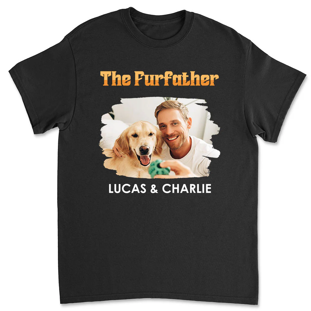 The Furfather Retro Photo - Personalized Custom Shirt