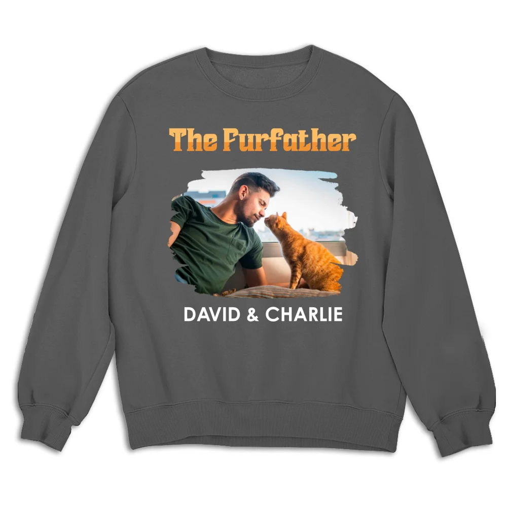 The Furfather Retro Photo - Personalized Custom Shirt - Image 16