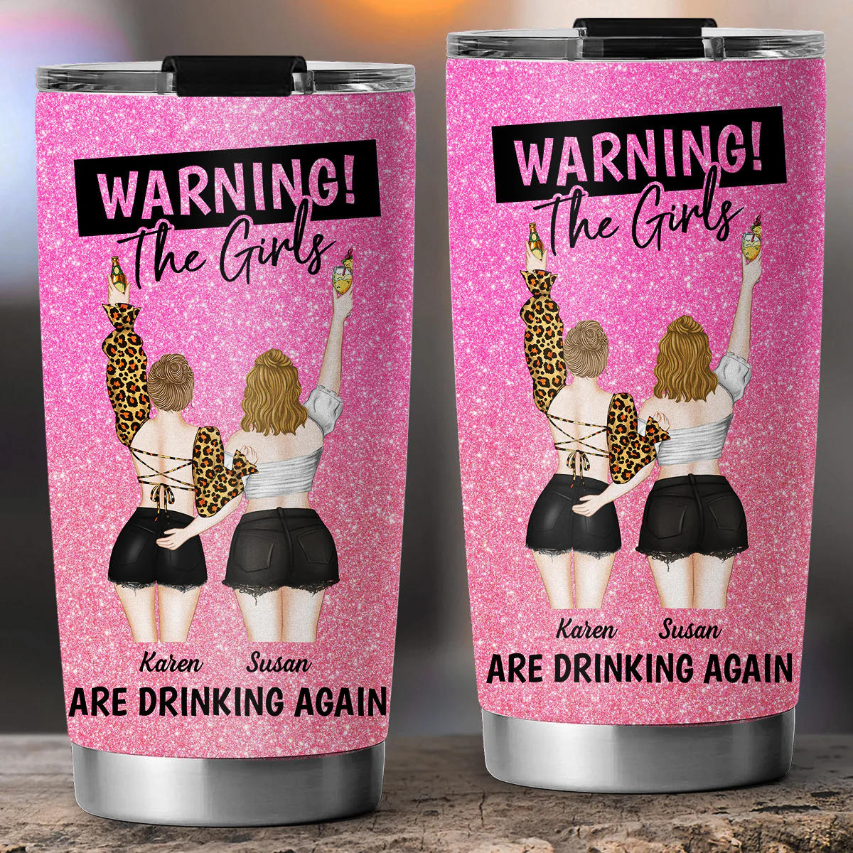 The Girls - Personalized Custom Tumbler - Image 2