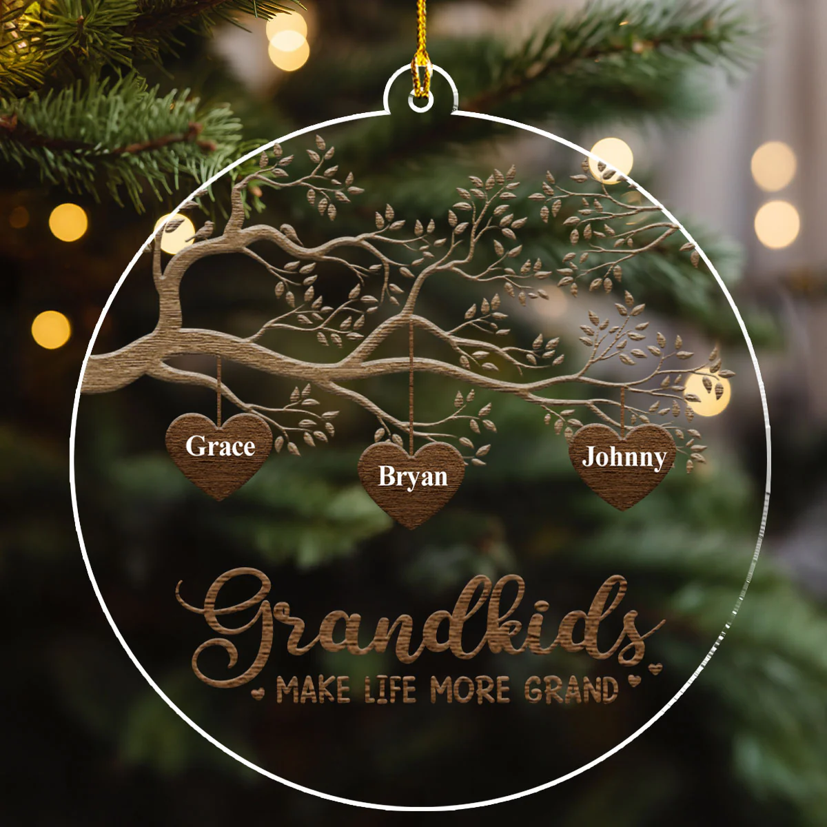 The Greatest Blessing - Personalized Custom Acrylic Ornament - Image 3