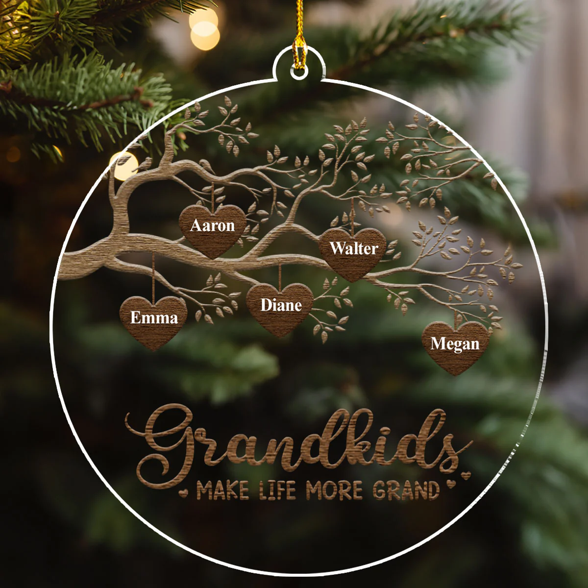 The Greatest Blessing - Personalized Custom Acrylic Ornament - Image 4