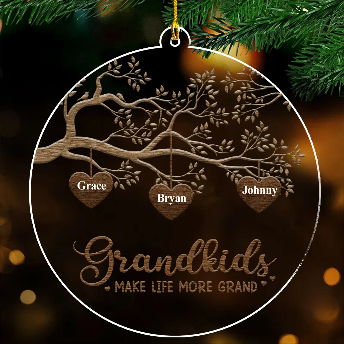 The Greatest Blessing - Personalized Custom Acrylic Ornament - Image 5