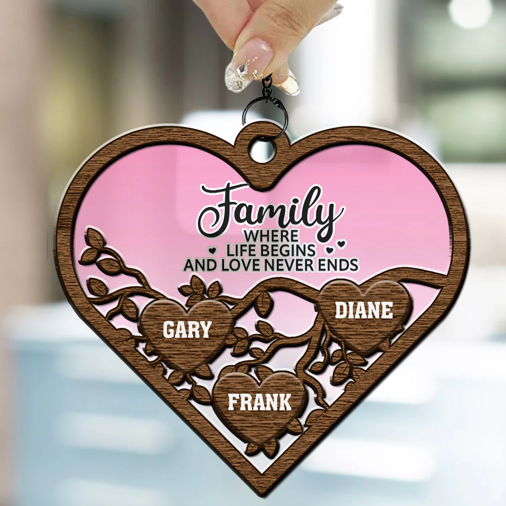 The Greatest Blessing - Personalized Custom Suncatcher - Image 3