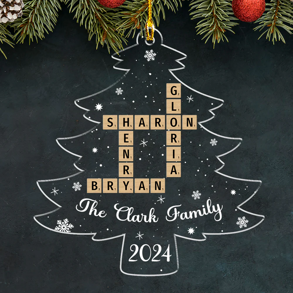 The Greatest Christmas Tree - Personalized Custom Acrylic Ornament - Image 2