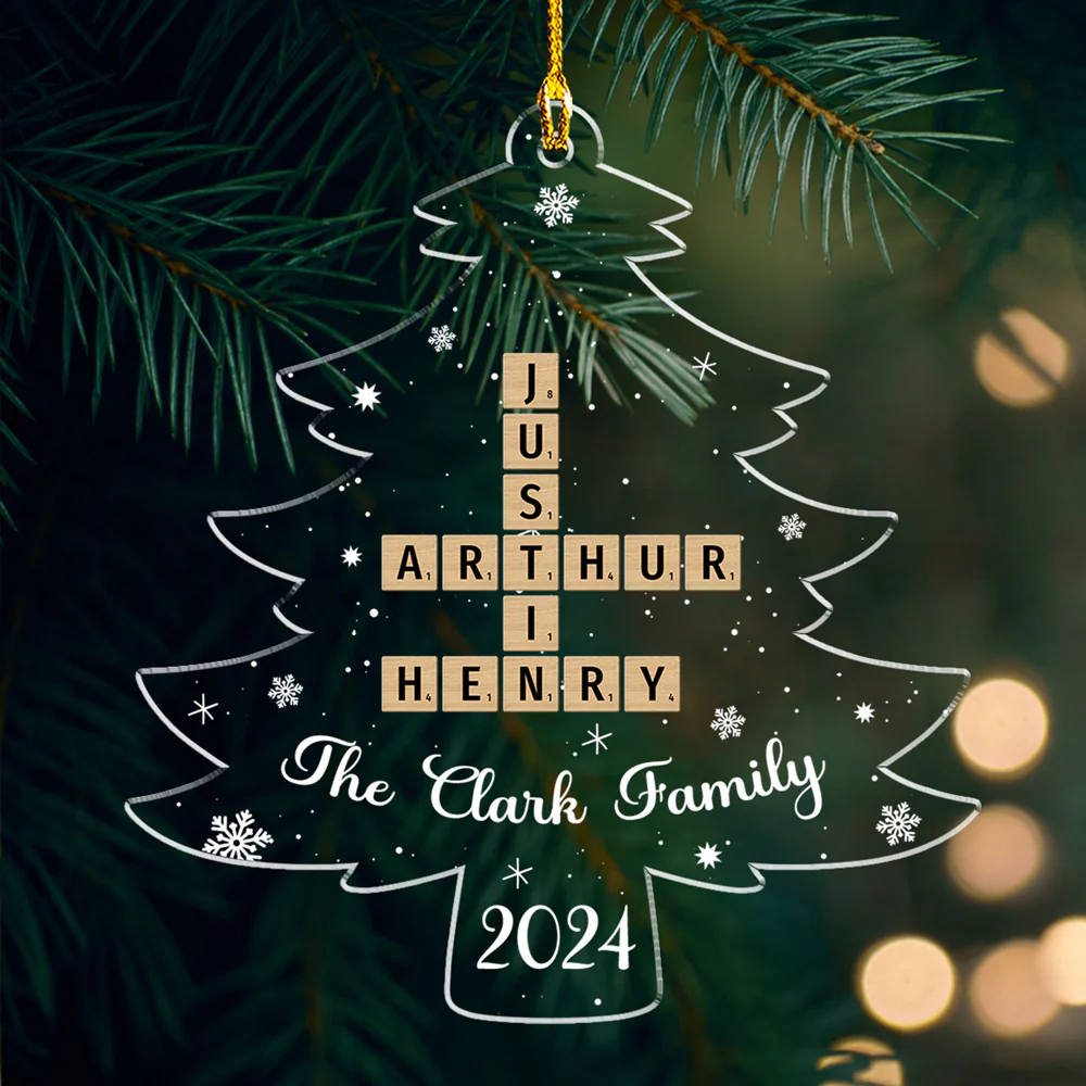 The Greatest Christmas Tree - Personalized Custom Acrylic Ornament - Image 3