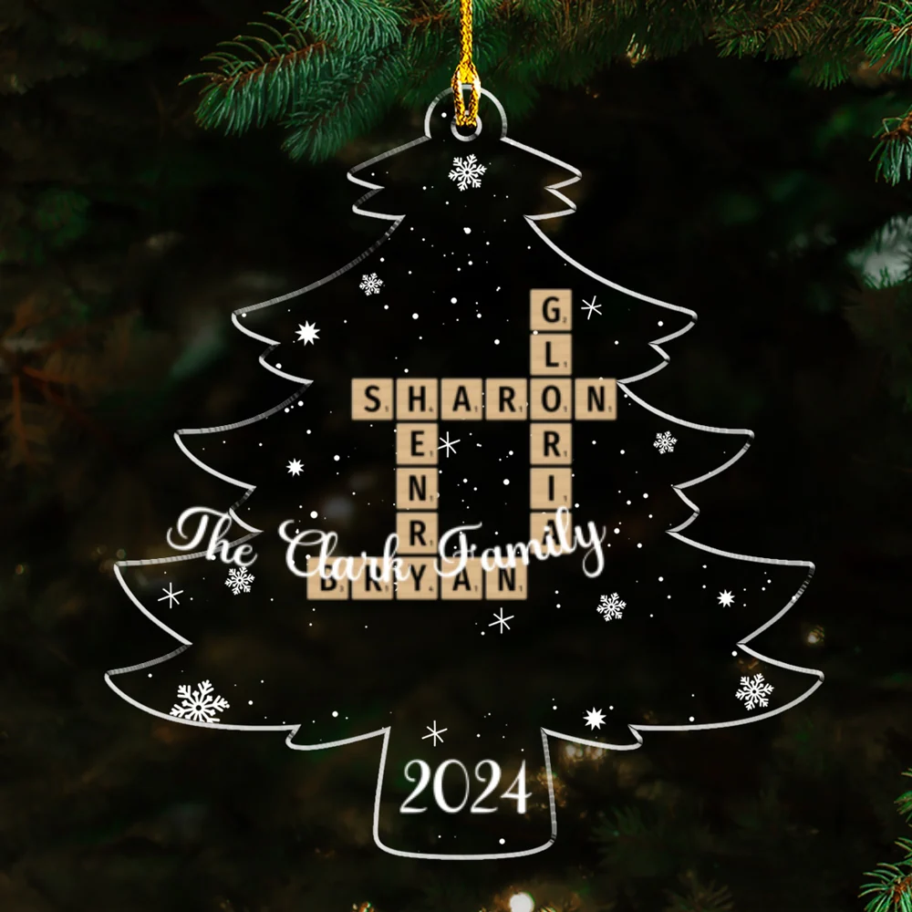 The Greatest Christmas Tree - Personalized Custom Acrylic Ornament - Image 5