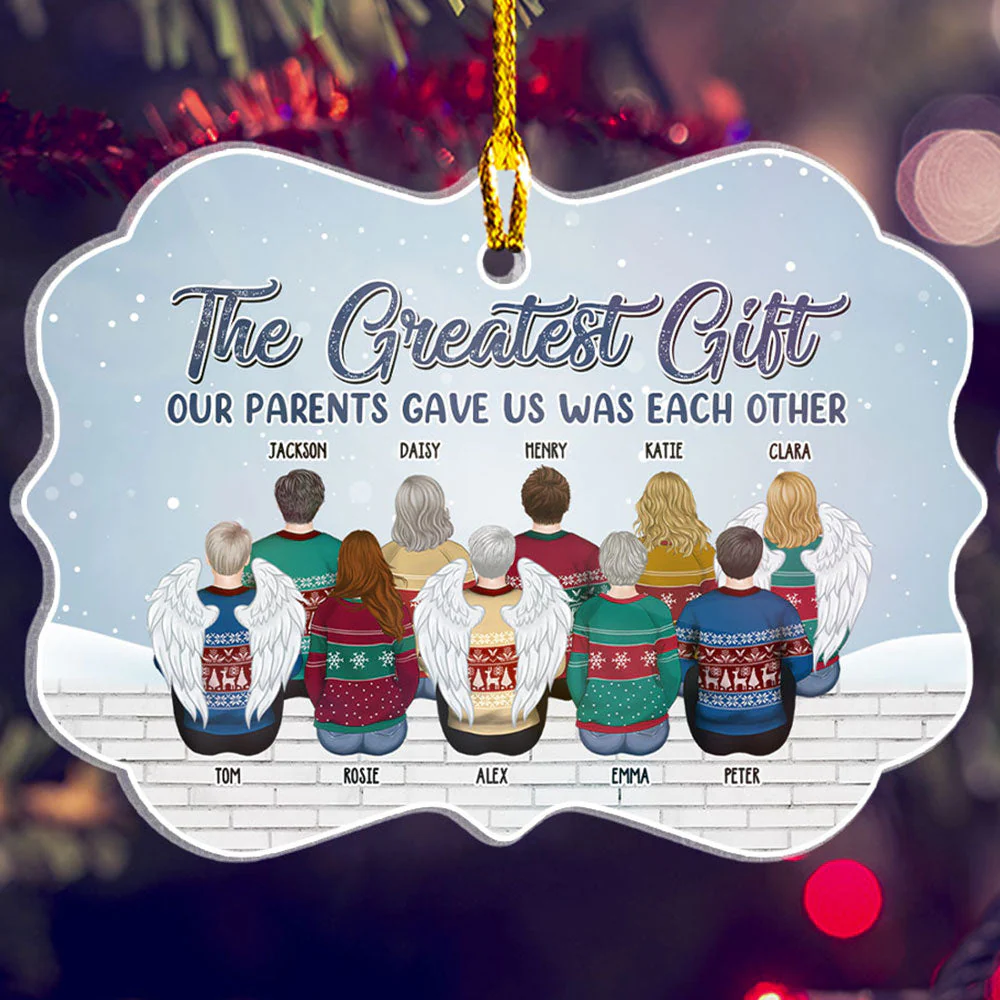 The Greatest Gift - Personalized Custom Acrylic Ornament - Image 5