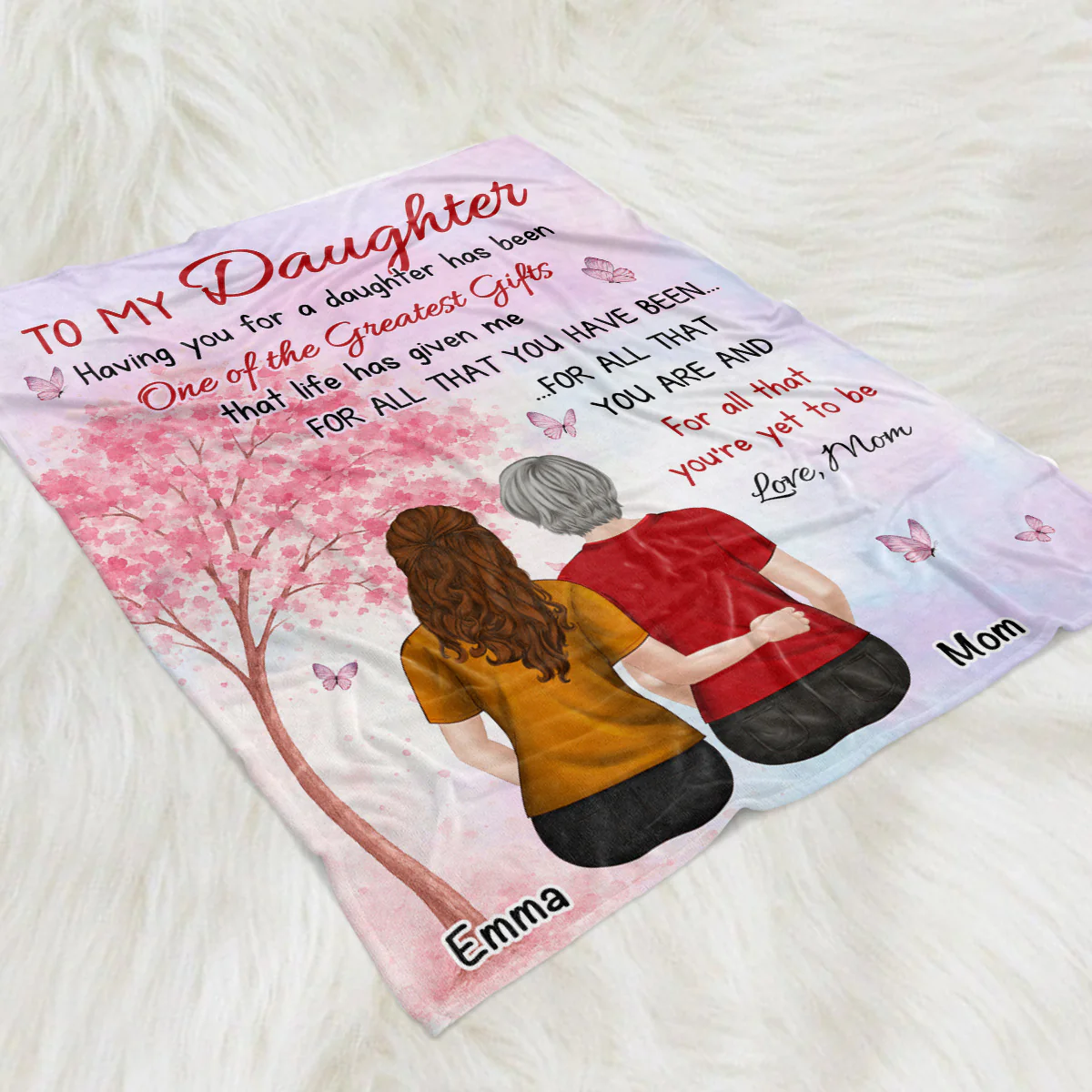 The Greatest Gifts - Personalized Custom Fleece Blanket - Image 3