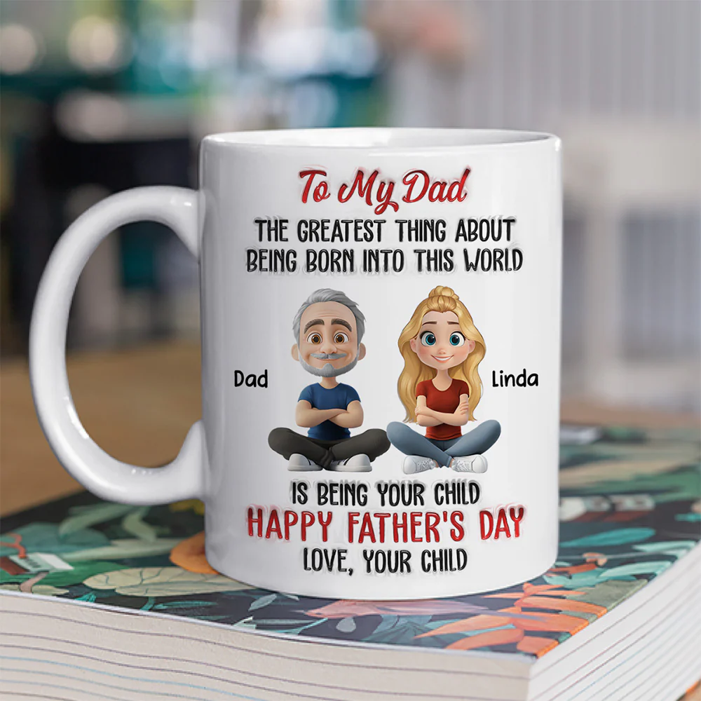 The Greatest Thing About  - Personalized Custom 3D Inflated Effect Mug - Image 2