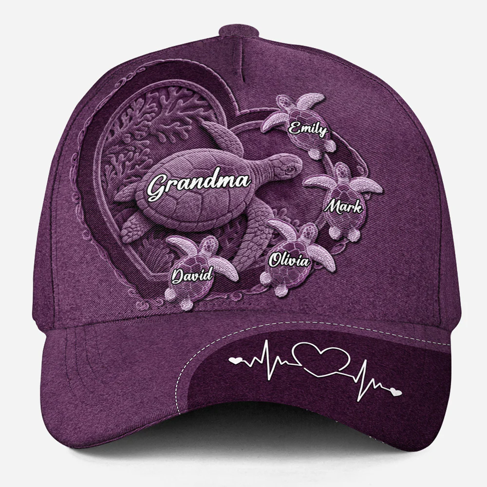 The Heart Of Our Family - Personalized Custom Classic Cap