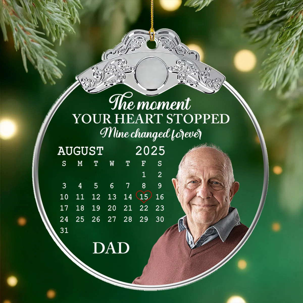 The Last Day Of Yours - Personalized Custom Acrylic Ornament - Image 3