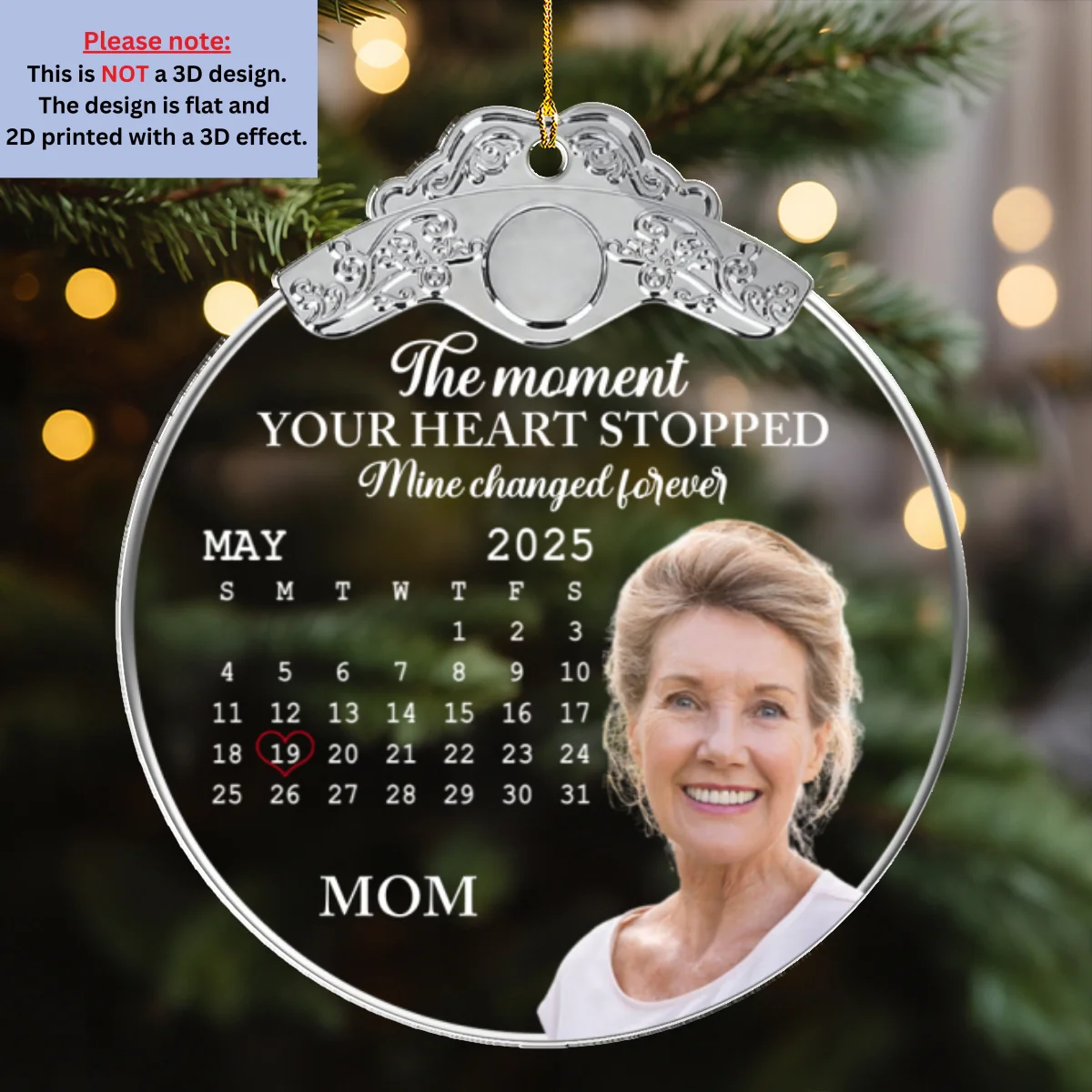 The Last Day Of Yours - Personalized Custom Acrylic Ornament - Image 6