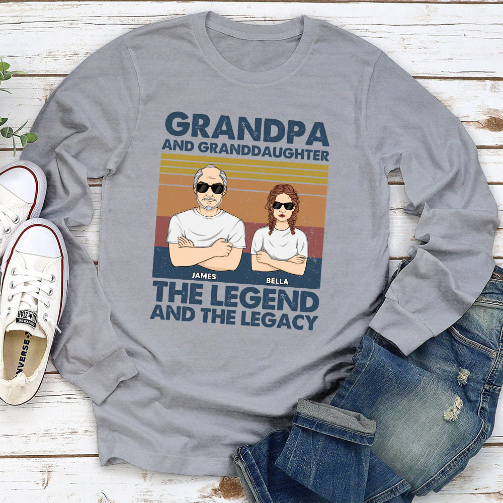 The Legend And The Legacy - Personalized Custom Shirt - Image 2