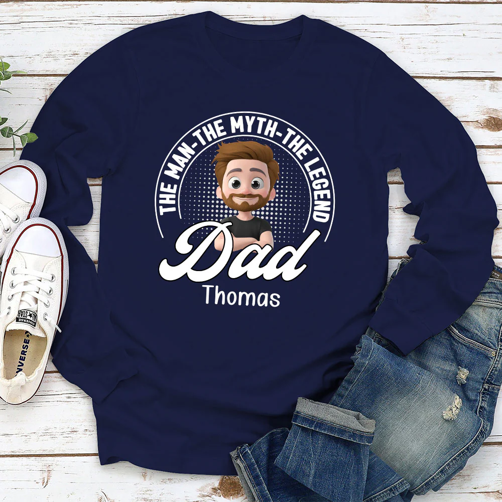 The Legend Dad - Personalized Custom Shirt - Image 5