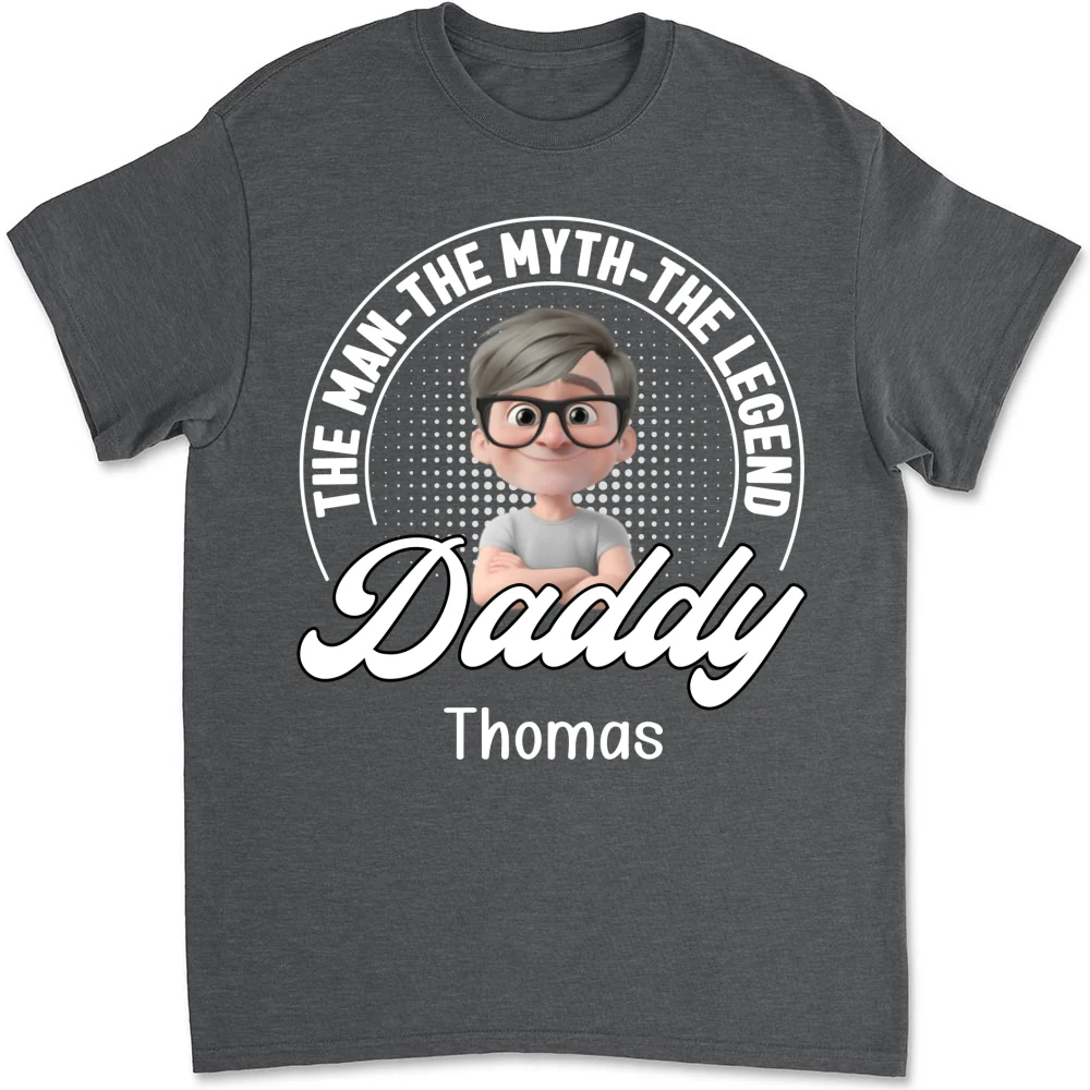 The Legend Dad - Personalized Custom Shirt - Image 7