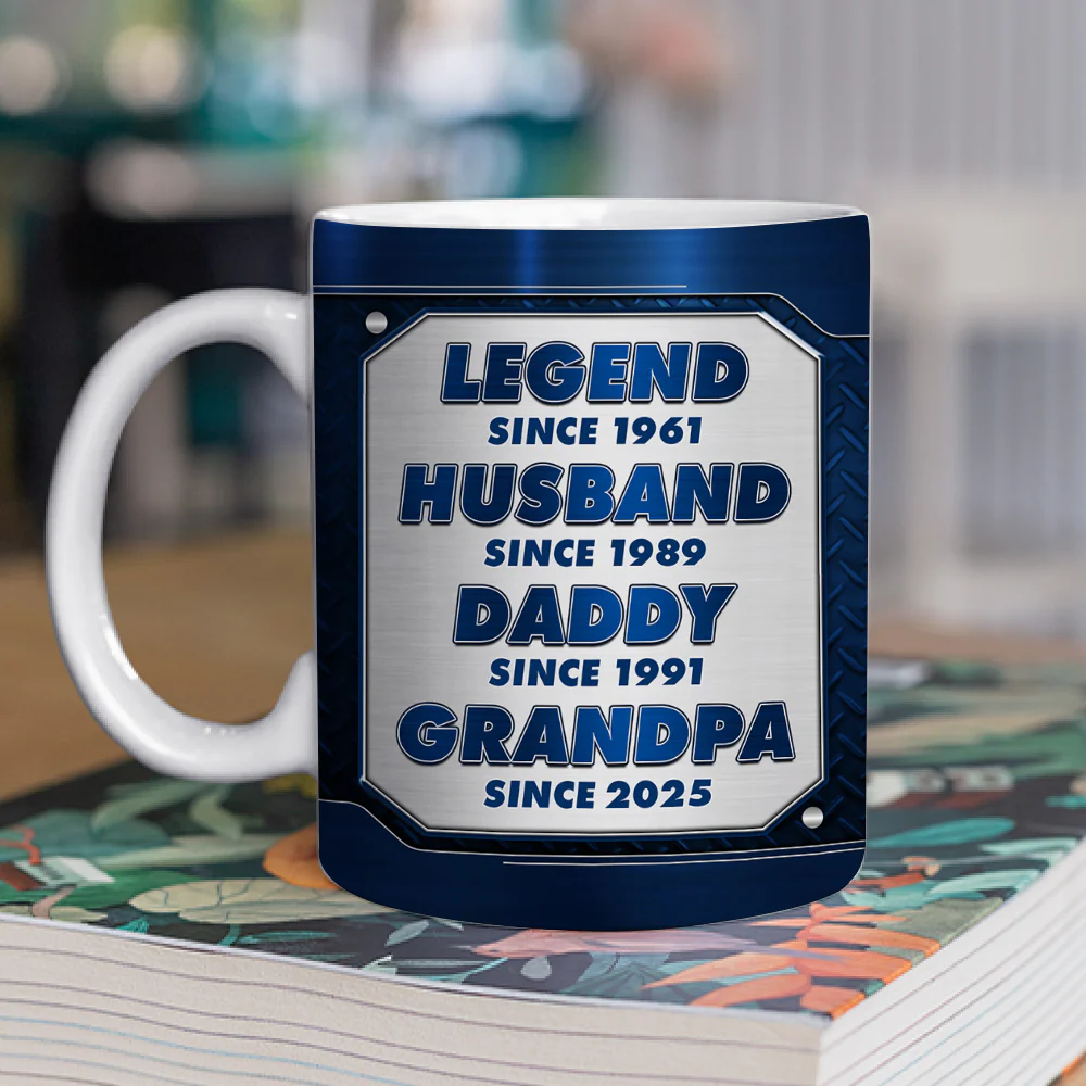The Legend - Personalized Custom 3D Inflated Effect Mug - Image 2