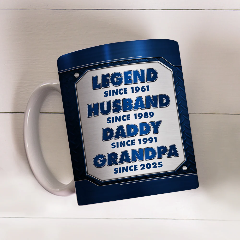 The Legend - Personalized Custom 3D Inflated Effect Mug - Image 4